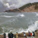 Breakwater, San Sebastián - Joaquin Sorolla