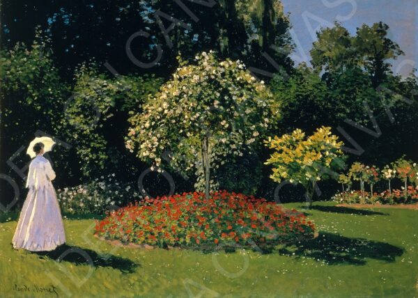 Signora in giardino a Sainte-Adresse - Claude Monet