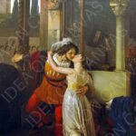 L'ultimo bacio dato da Giulietta a Romeo - Francesco Hayez