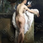 Venere che scherza con due colombe - Francesco Hayez