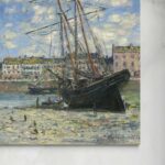 Barca in secca - Claude Monet