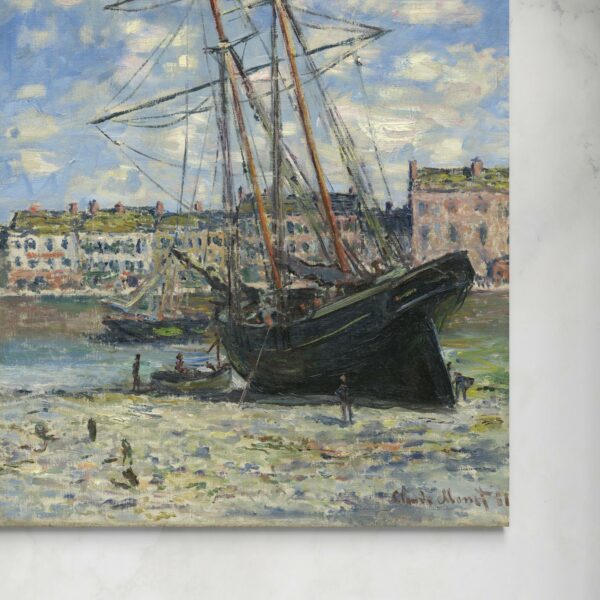 Barca in secca - Claude Monet