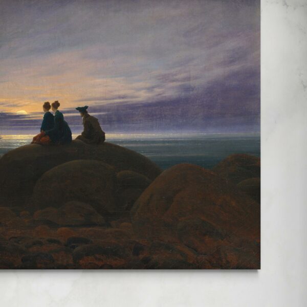 Luna Nascente sul Mare - Caspar David Friedrich