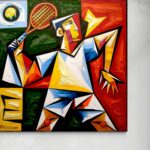 Tennista Picasso style -