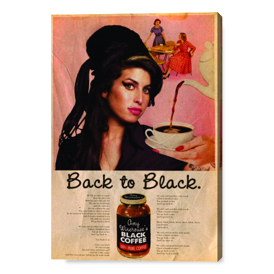 Cover Amy - Back to Black: il gusto intenso del caffè