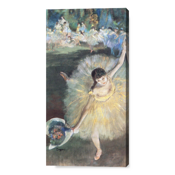 Cover Ballerina con bouquet - Edgar Degas