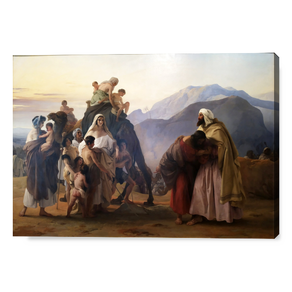 Cover Incontro di Giobbe con Esau - Francesco Hayez