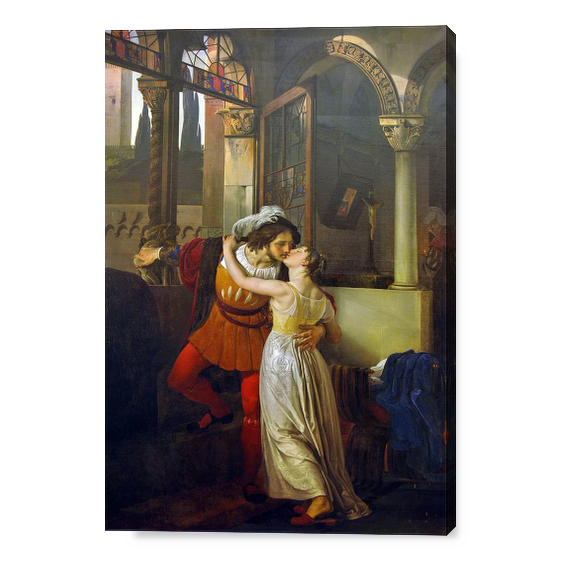 Cover L'ultimo bacio dato da Giulietta a Romeo - Francesco Hayez