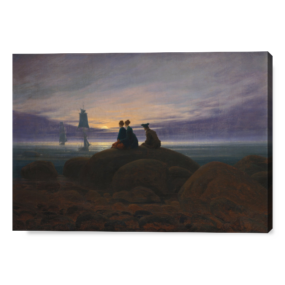 Cover Luna Nascente sul Mare - Caspar David Friedrich