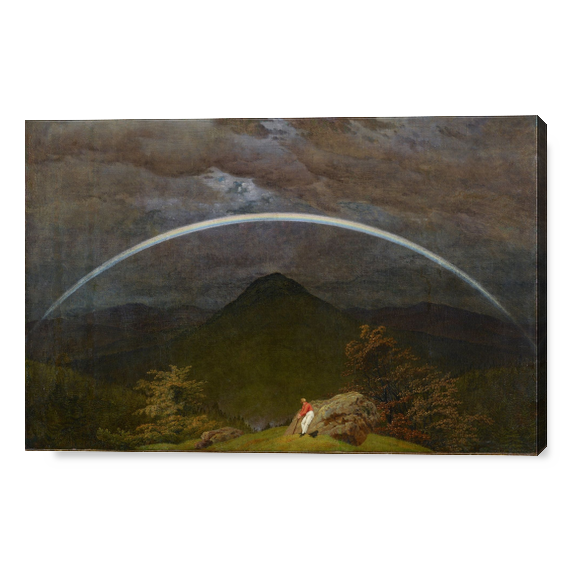 Cover Paesaggio Montano con Arcobaleno - Caspar David Friedrich