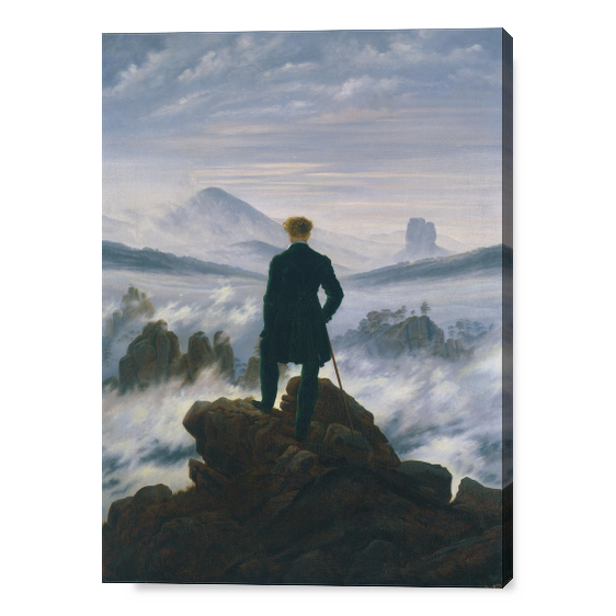 Cover Viandante sul mare di nebbia - Caspar David Friedrich