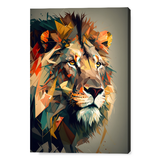 Cover Geometric Lion