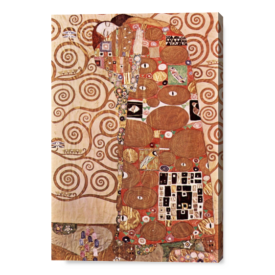 Cover L'abbraccio - Gustav Klimt