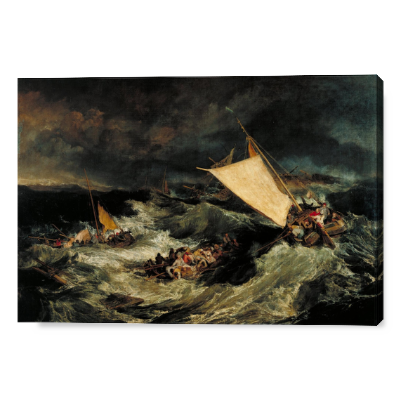 Cover Il naufragio. Barche da pesca che tentano di salvare l'equipaggio - William Turner