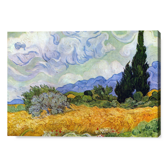 Cover Campo di grano con cipressi - Vincent van Gogh