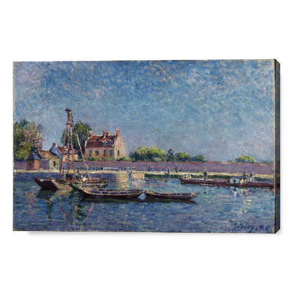 L'ecluse de Saint-Mammès - Alfred Sisley