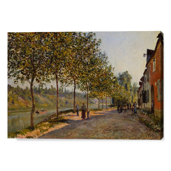 Mattina di Giugno a Saint-Mammes - Alfred Sisley