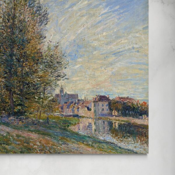 Near Moret-sur-Loing - Alfred Sisley Alfred Sisley senza