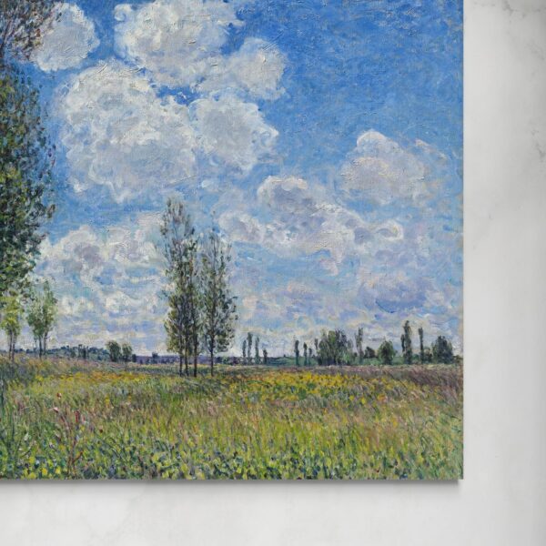 The Meadow at Veneux-Nadon - Alfred Sisley Alfred Sisley senza