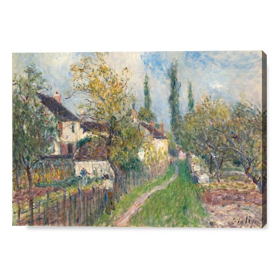 Un sentiero a Sablons - Alfred Sisley