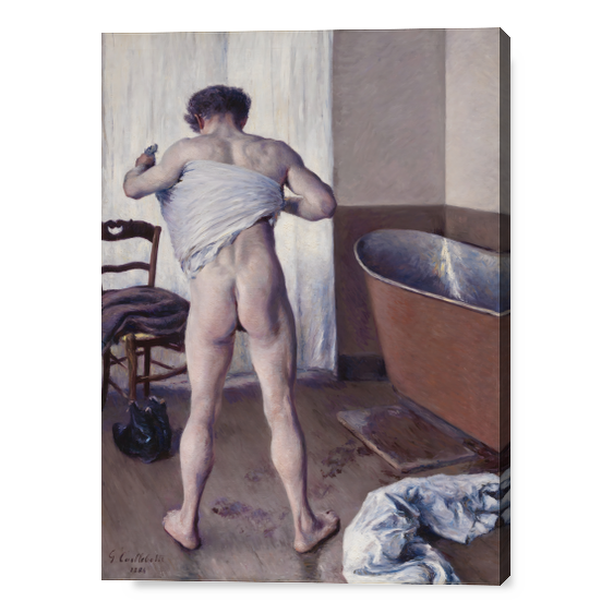 Uomo al bagno - Gustave Caillebotte