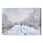 Scene di neve ad Argenteuil - Claude Monet