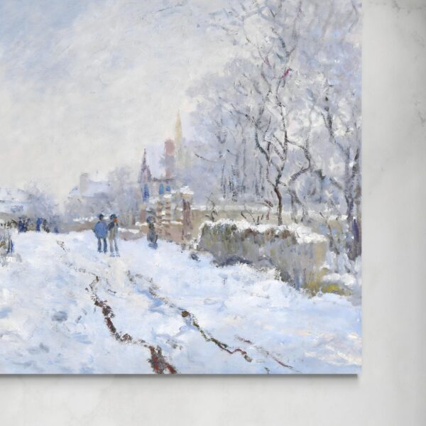 Scene di neve ad Argenteuil - Claude Monet Claude Monet senza