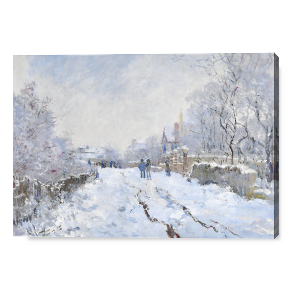 Scene di neve ad Argenteuil - Claude Monet