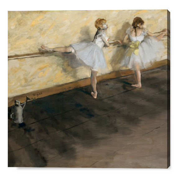 Due ballerine che si esercitano alla sbarra - Degas