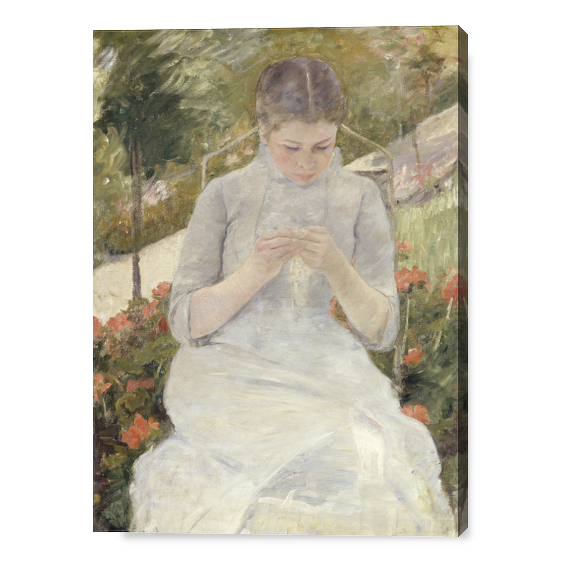 Girl in the Garden - Mary Cassatt