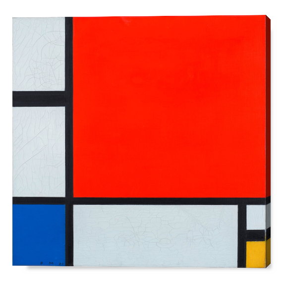 Composition with Red, Blue and Yellow - Mondrian