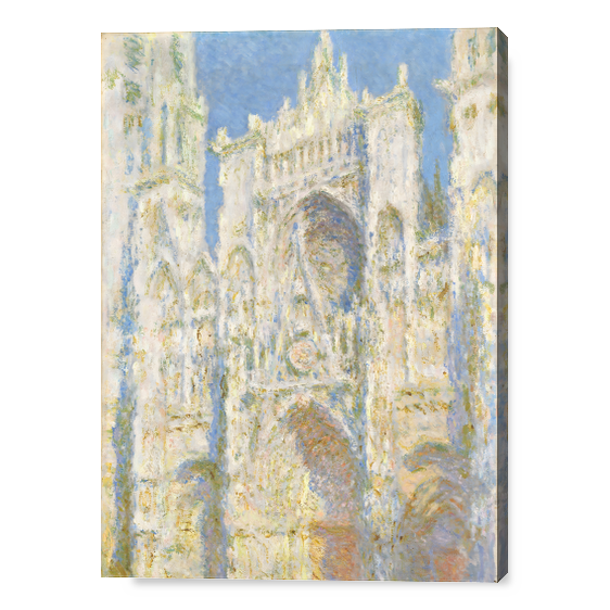 Cattedrale di Rouen, Facciata ovest, luce solare - Claude Monet