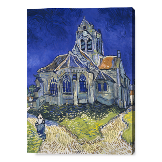 La chiesa di Auvers - Van Gogh